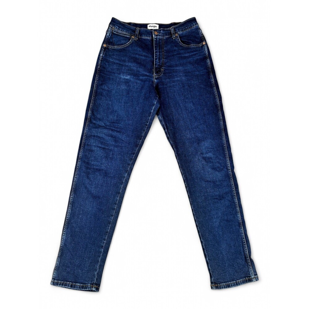Wrangler Women's Ankle Crop Jeans Size 30 Dark Indigo